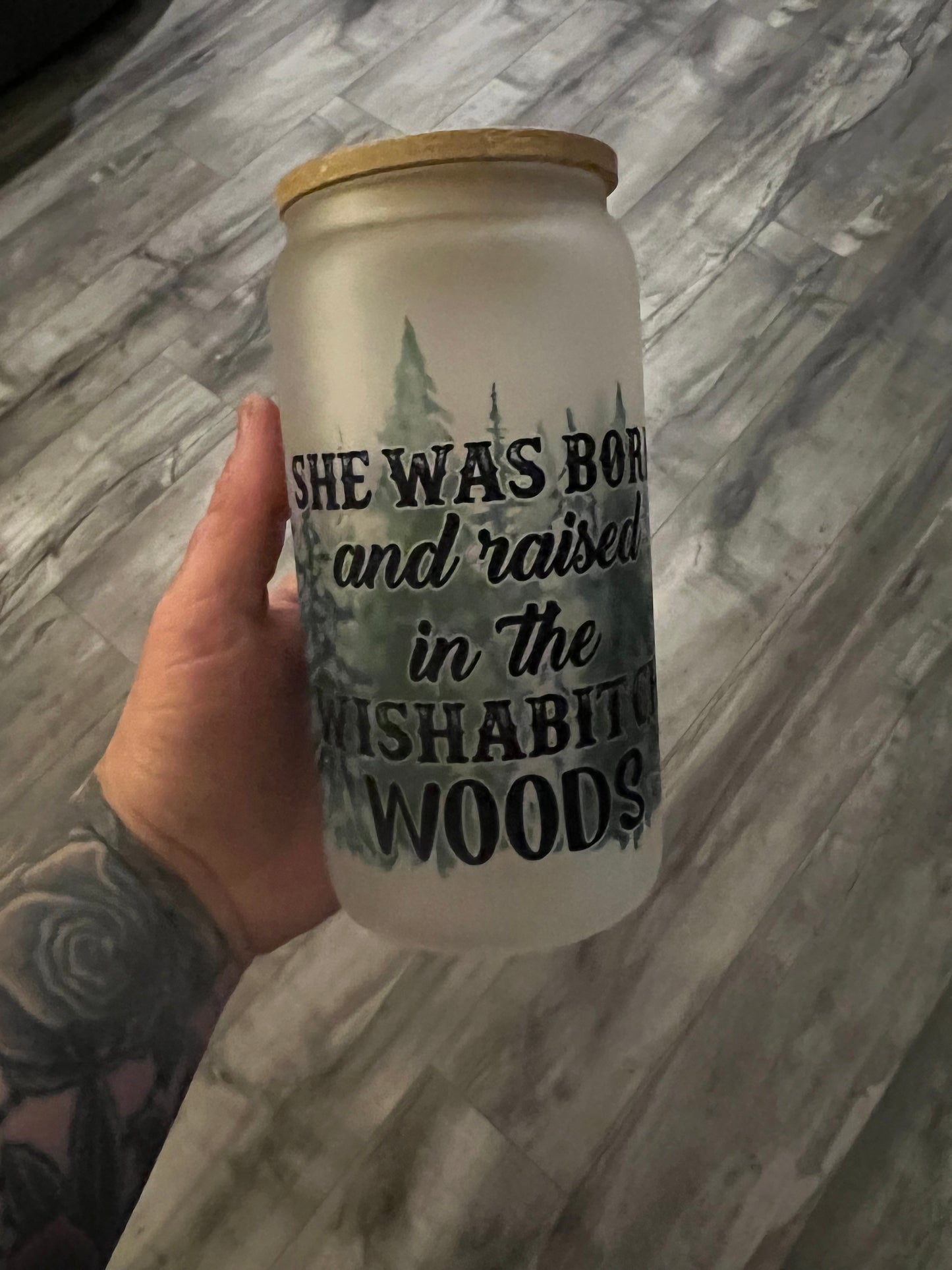 Wishabitch Woods Sipper Jar